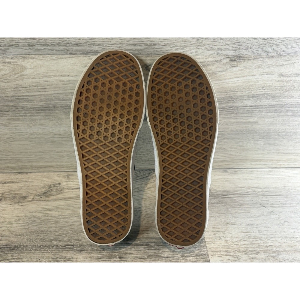 Vans Classic Floral Checkerboard Slip On Casual Shoes Mens 7.5 Womens 9 Beige - Picture 7 of 8